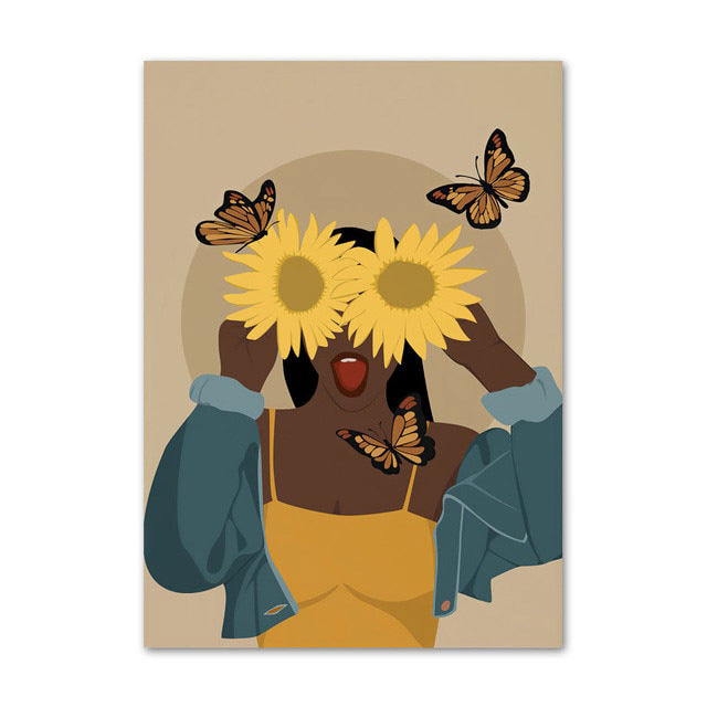 Galeria Plakatów z Kanwą Sunflower Embrace