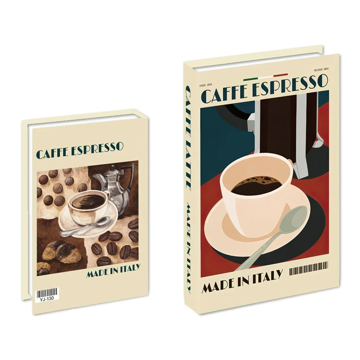 Pudełko w kształcie książki na kawową chwilę