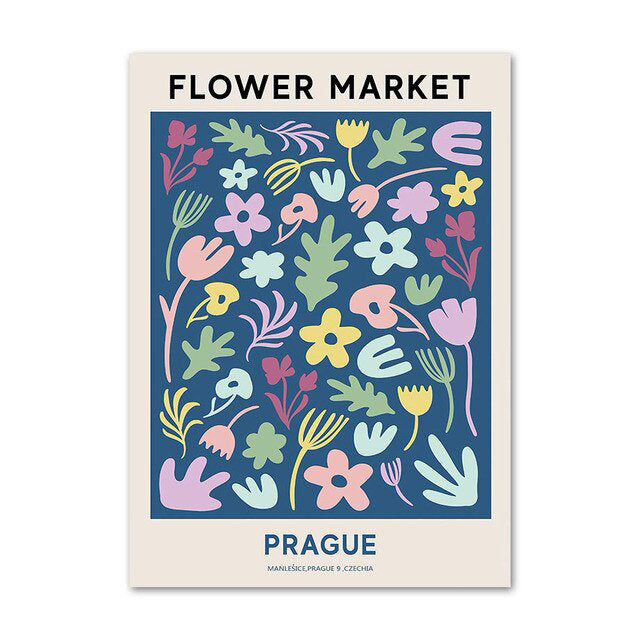 Plakaty na płótnie z motywem Vintage Flower Market