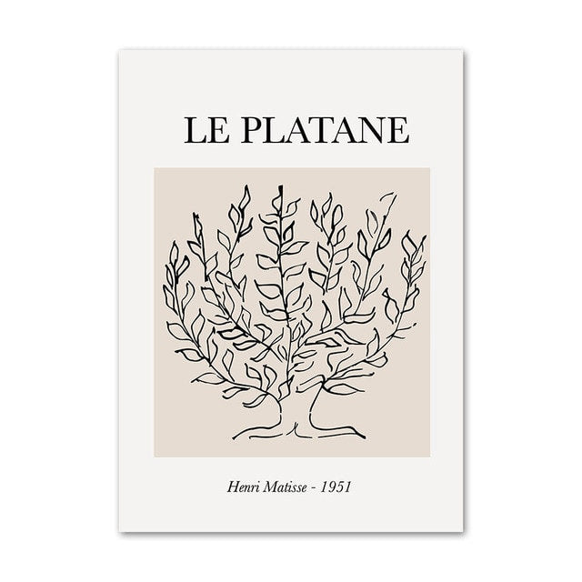 Postery na płótnie z konturami sztuki i cytatami