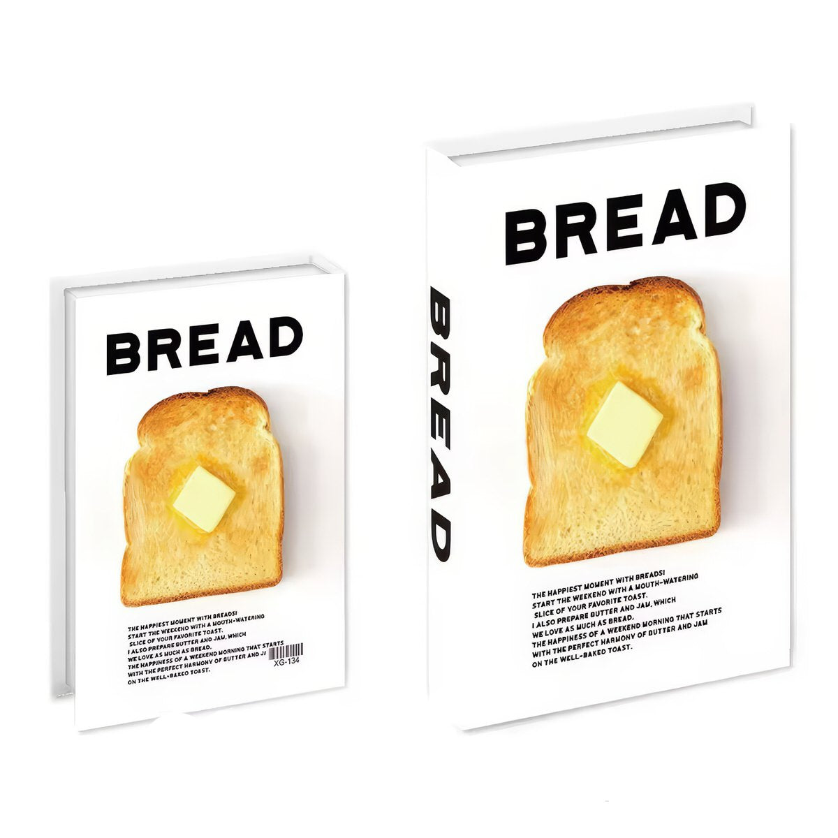 Pudełko na książki z ukrytą przestrzenią do przechowywania z serii Piekarnia