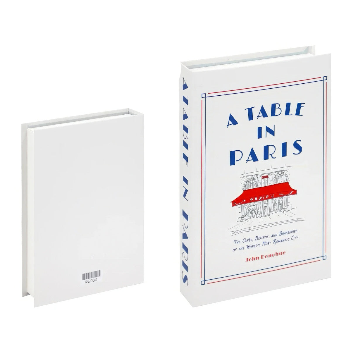 Francuskie stylowe pudełka w kształcie książek