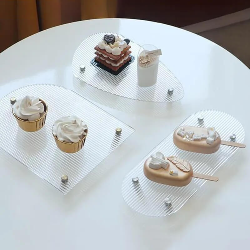 Salon dekoracyjny z rowkami z akrylu