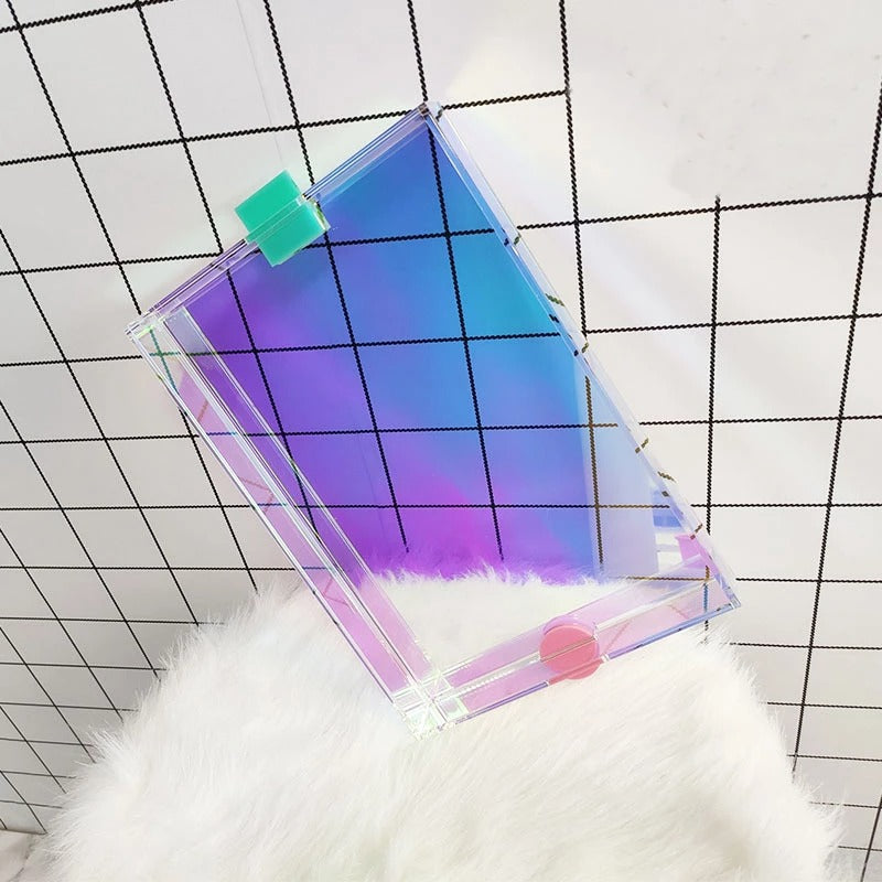 Niebieski hologramowy tacak z akrylu