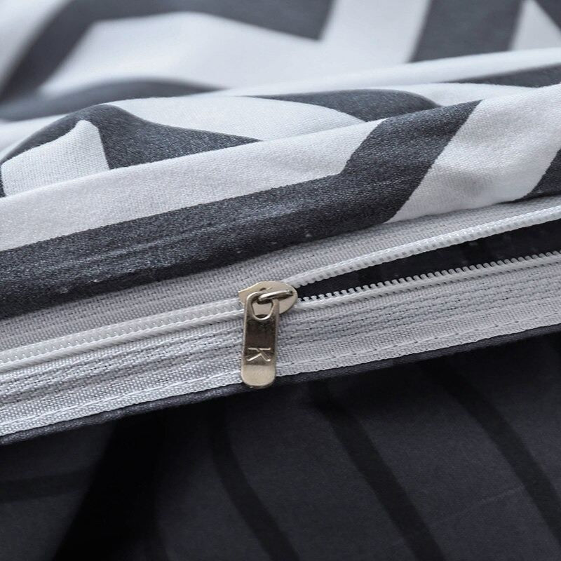 Zestaw pościeli z geometrycznym motywem Azteków