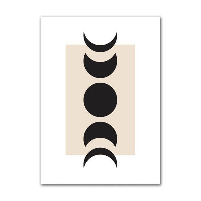 Postery na płótnie z minimalistycznym konturem artystycznym