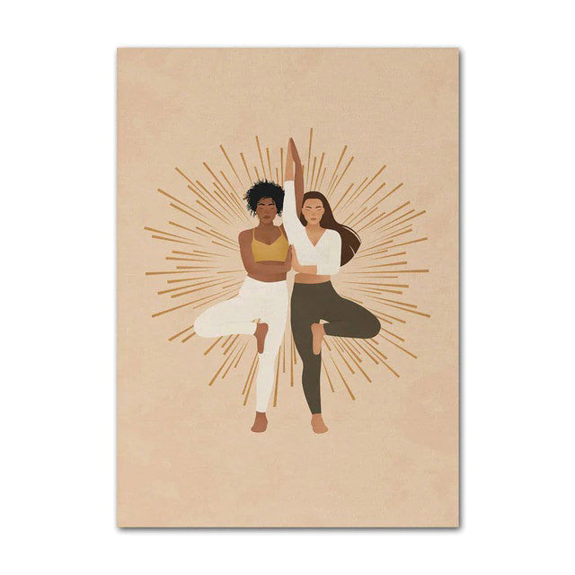 Marokańska Dziewczyna Plakaty z Płótna Boho