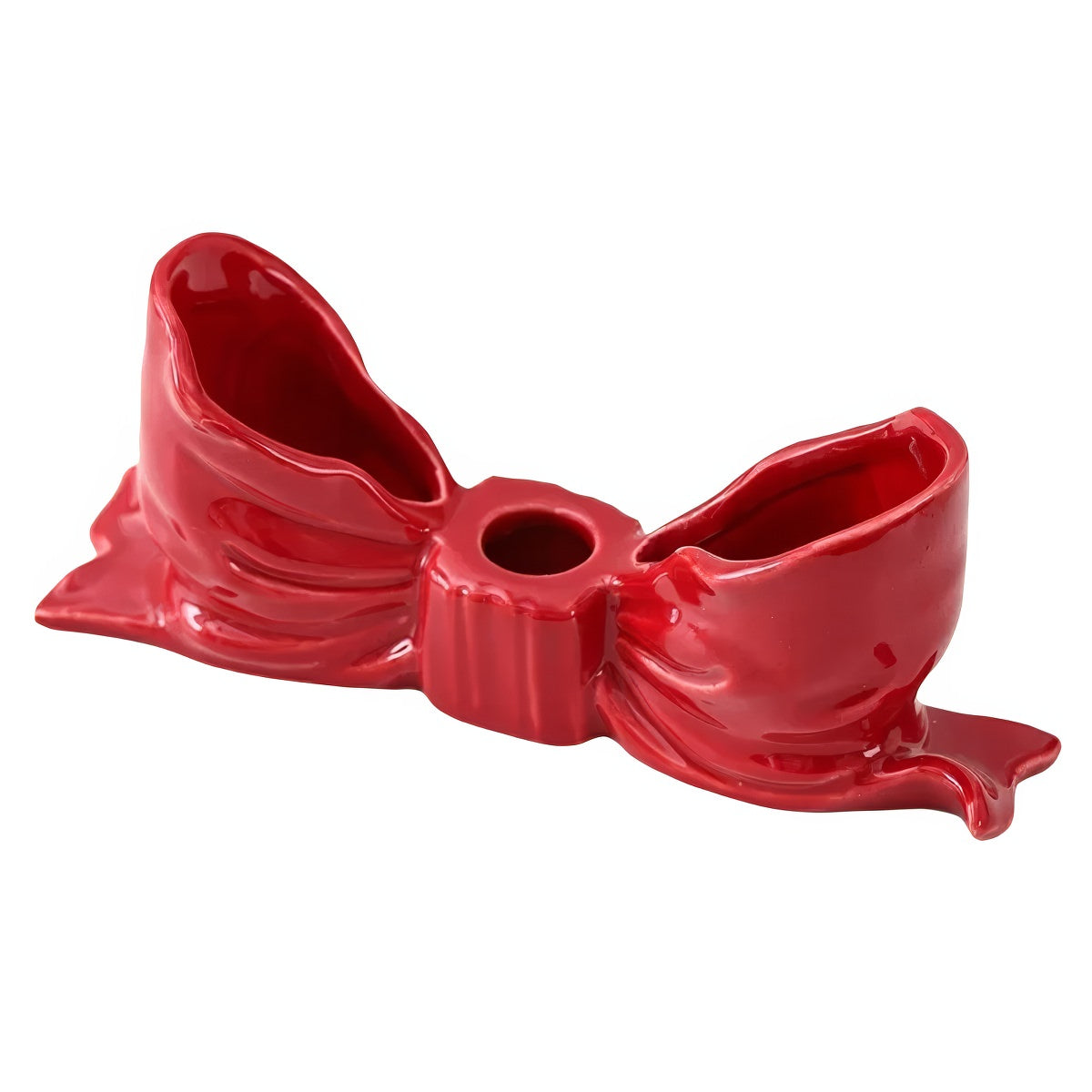 Ceramiczna dekoracja na świecznik w kształcie łuku