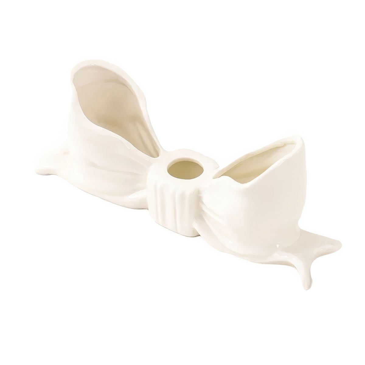 Ceramiczna dekoracja na świecznik w kształcie łuku