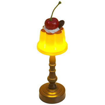 Mini lampka stołowa z wiśniowym puddingu