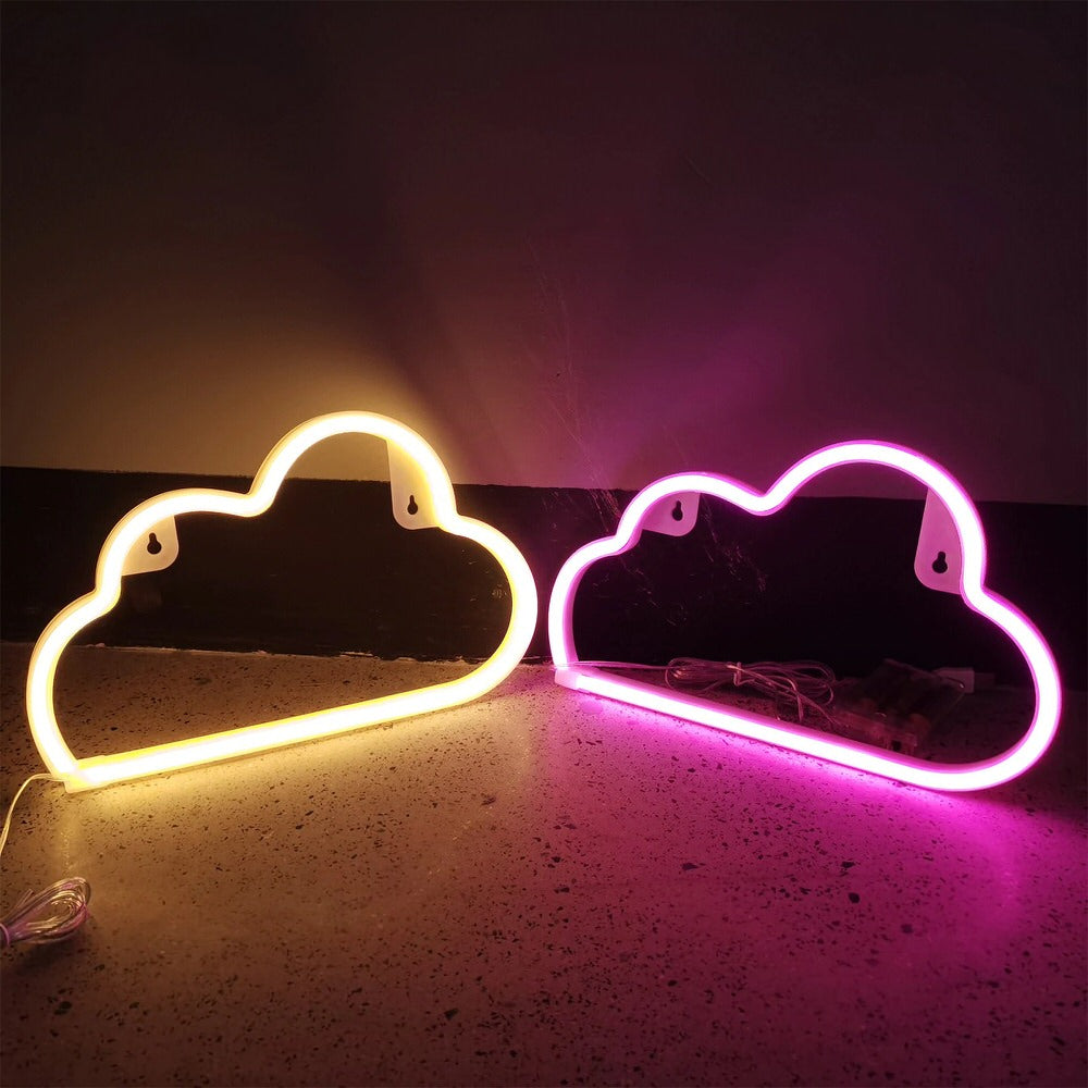 Napis neonowy Cloud