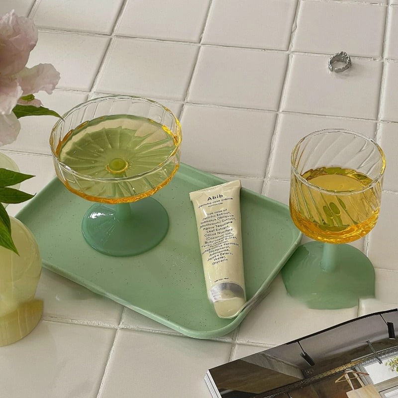 Vintage Francuski Szklanka do Koktajli