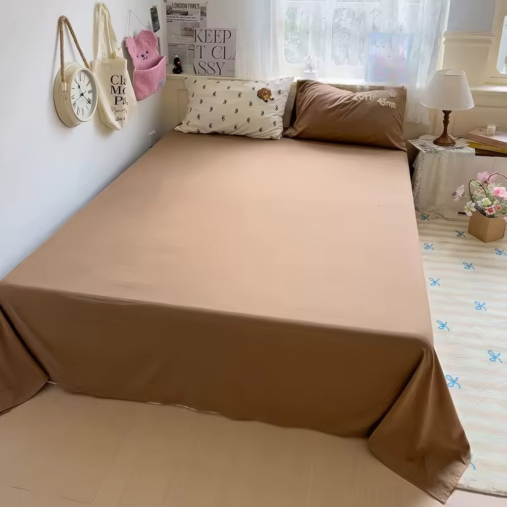 Zestaw pościeli haftowanej „Coffee Time” – poszewka na kołdrę