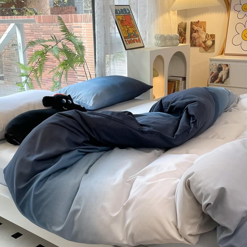 Zestaw pościeli z gradientami kolorów