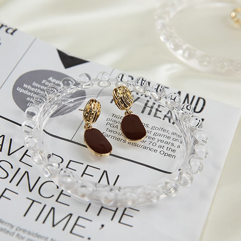 Podkładka na biżuterię z estetycznego szkła Coquette