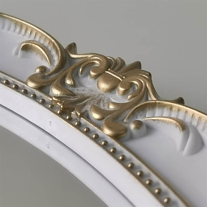 Koquette Estetyka Vintage Owalny Spódniczka Lustrzana