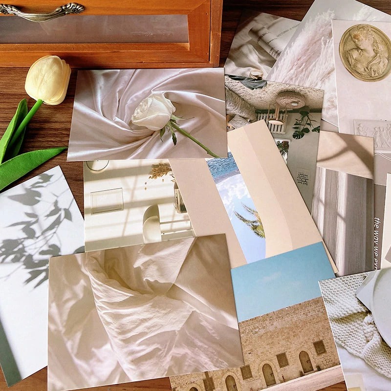 Minimalistyczne karty kolażu architektonicznego na ścianę