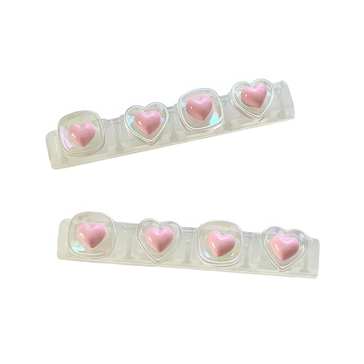 Uchwyt na kabel z różowymi serduszkami Coquette