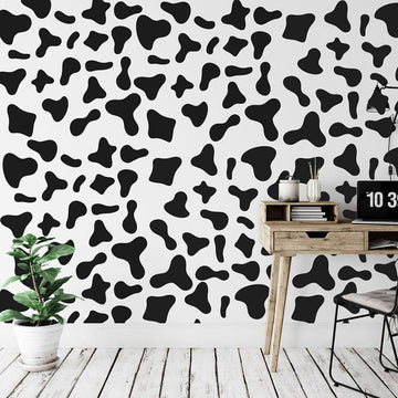 Naklejki z motywem krowich plam