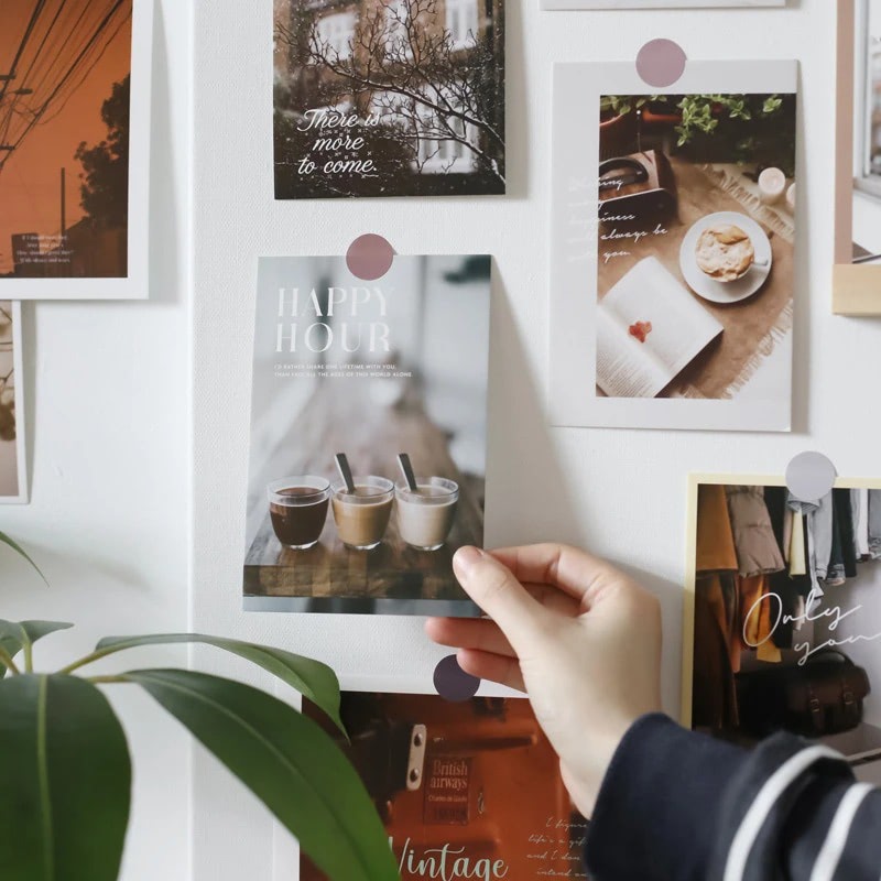 Karty do kolażu ściennego na jesienne słoneczne dni