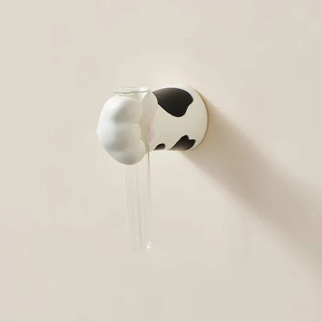 Uroczy wiszący wazon z pawiem kota