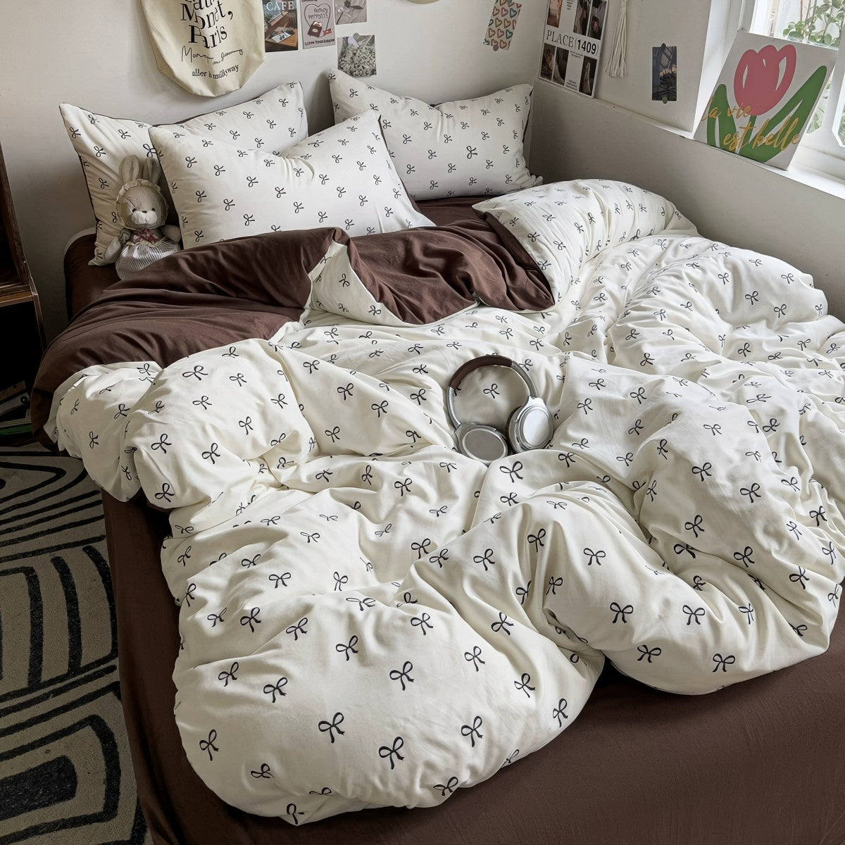 Zestaw pościeli z kokardkami Little Coquette