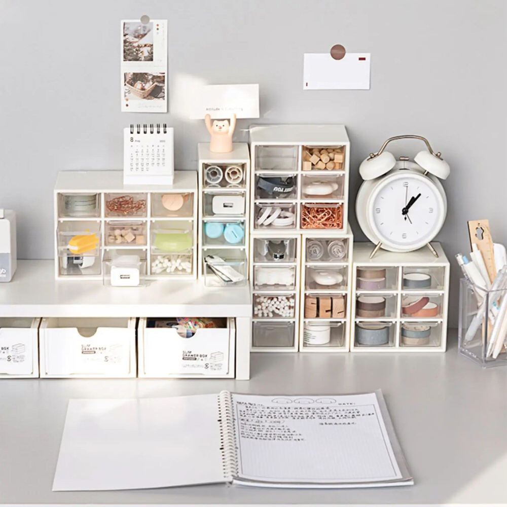 Minimalistyczna mini szuflada biurkowa