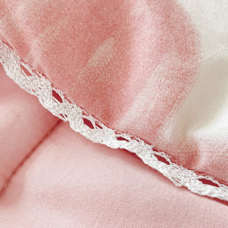 Różowa Pościel z Wzorem Serduszek