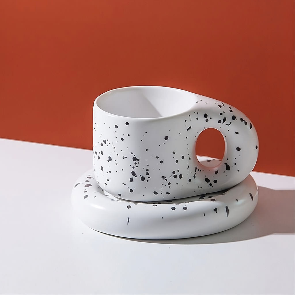 Duńska pastelowa masywna kubek