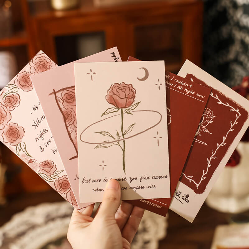Vintage Roses Ścienna Kolekcja Pocztówek