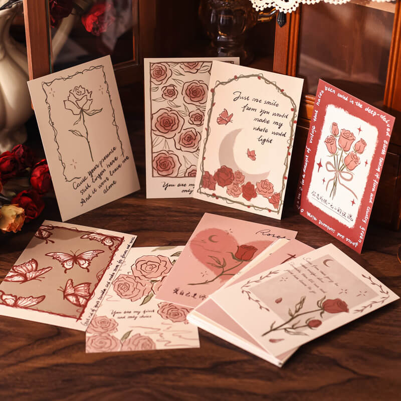 Vintage Roses Ścienna Kolekcja Pocztówek