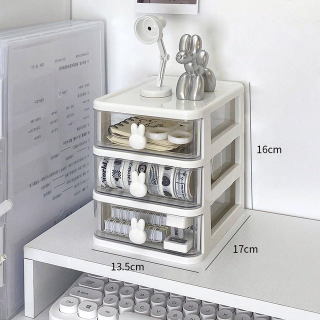 Kawaii Mini Organizator Szuflady Biurka