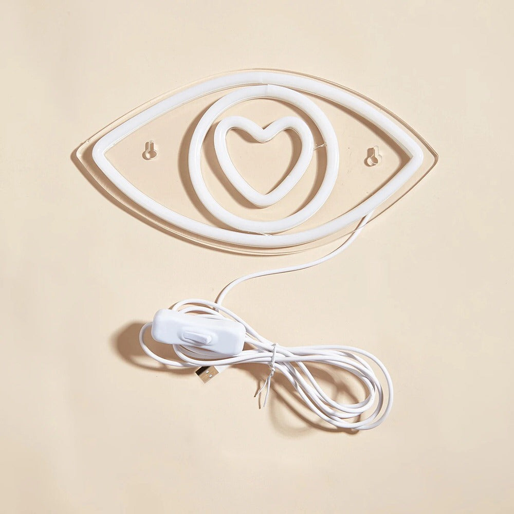 Neonowy napis LED Eye in Love