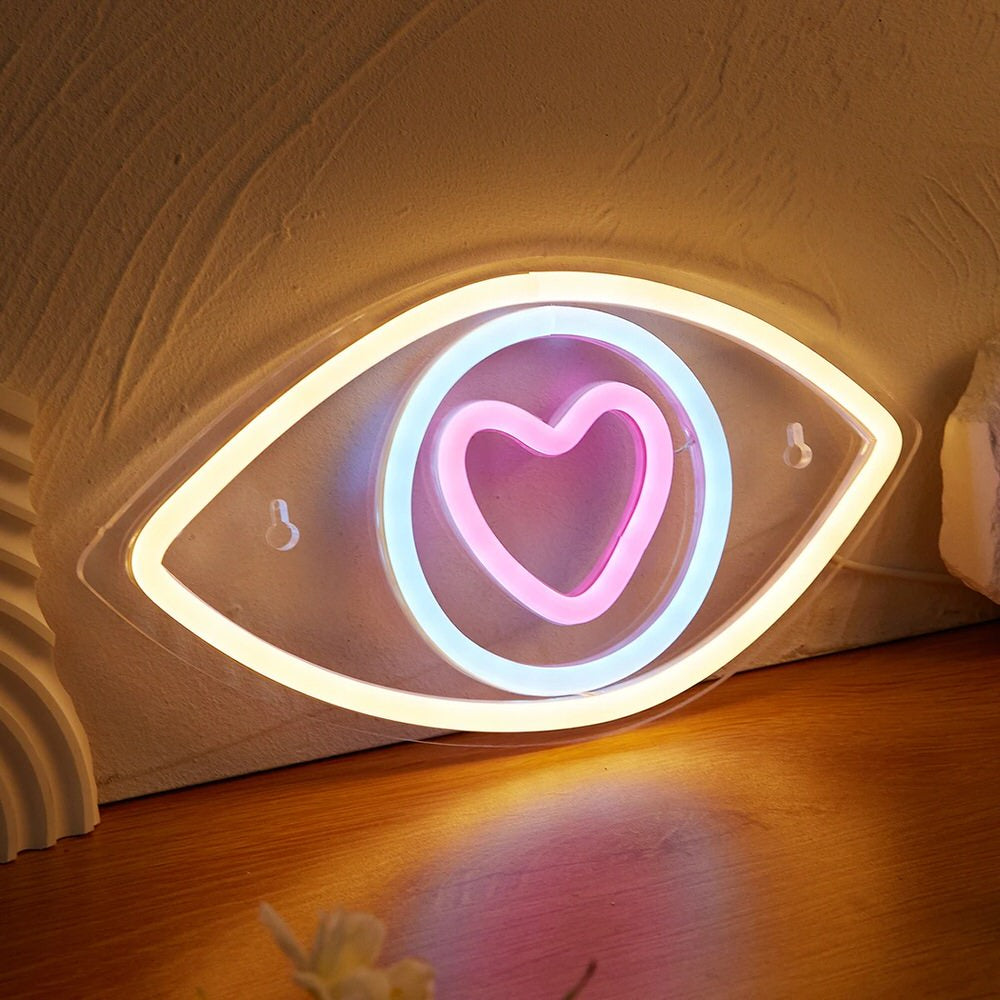 Neonowy napis LED Eye in Love