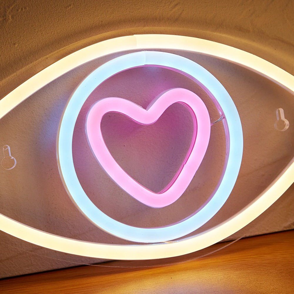 Neonowy napis LED Eye in Love