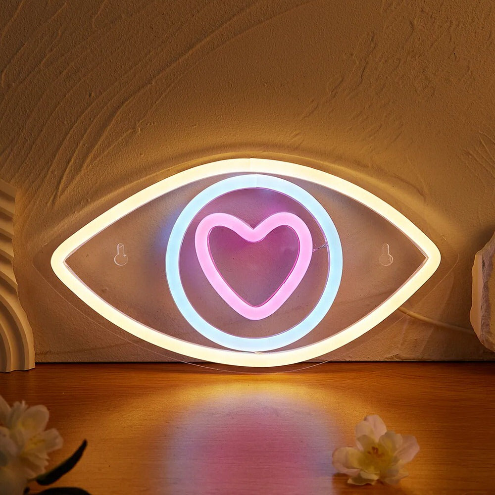 Neonowy napis LED Eye in Love