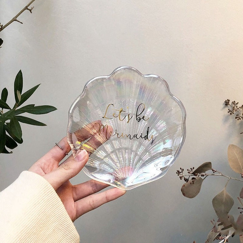 Taca na biżuterię z muszlą syreniej wróżki