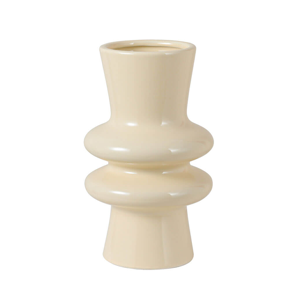 Francuski nowoczesny rzeźbiony ceramiczny wazon