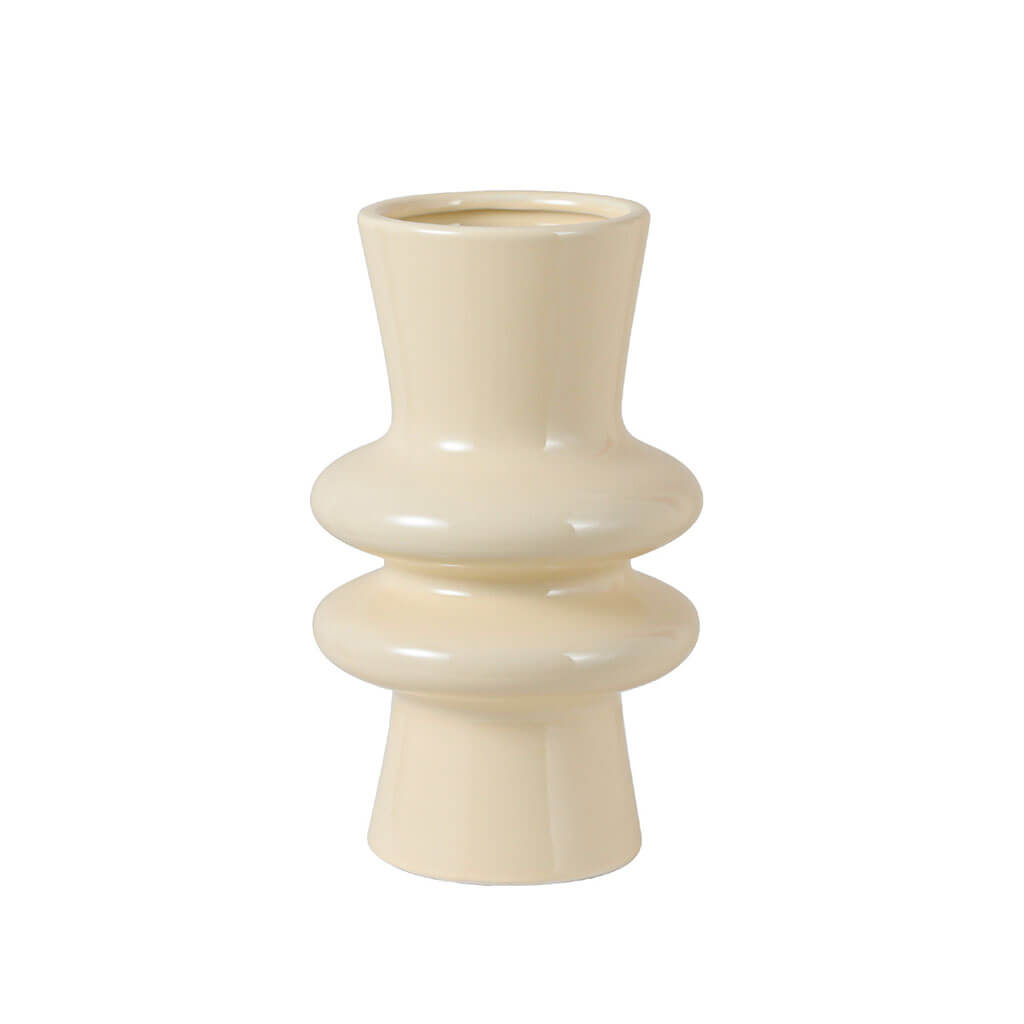 Francuski nowoczesny rzeźbiony ceramiczny wazon