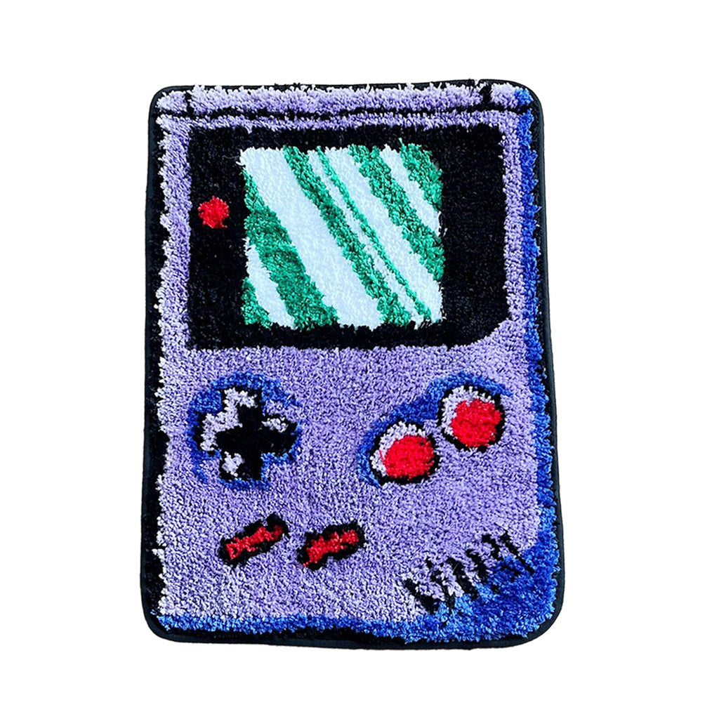 Asystent konsoli do gier z wykończeniem tufted na dywanie akcentowym