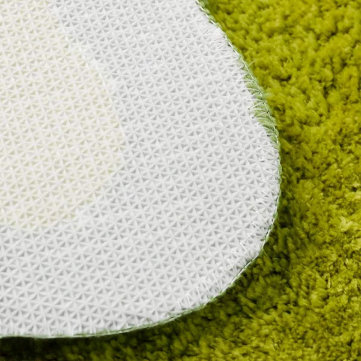 Prosta Zielona Matą Podłogowa Falista