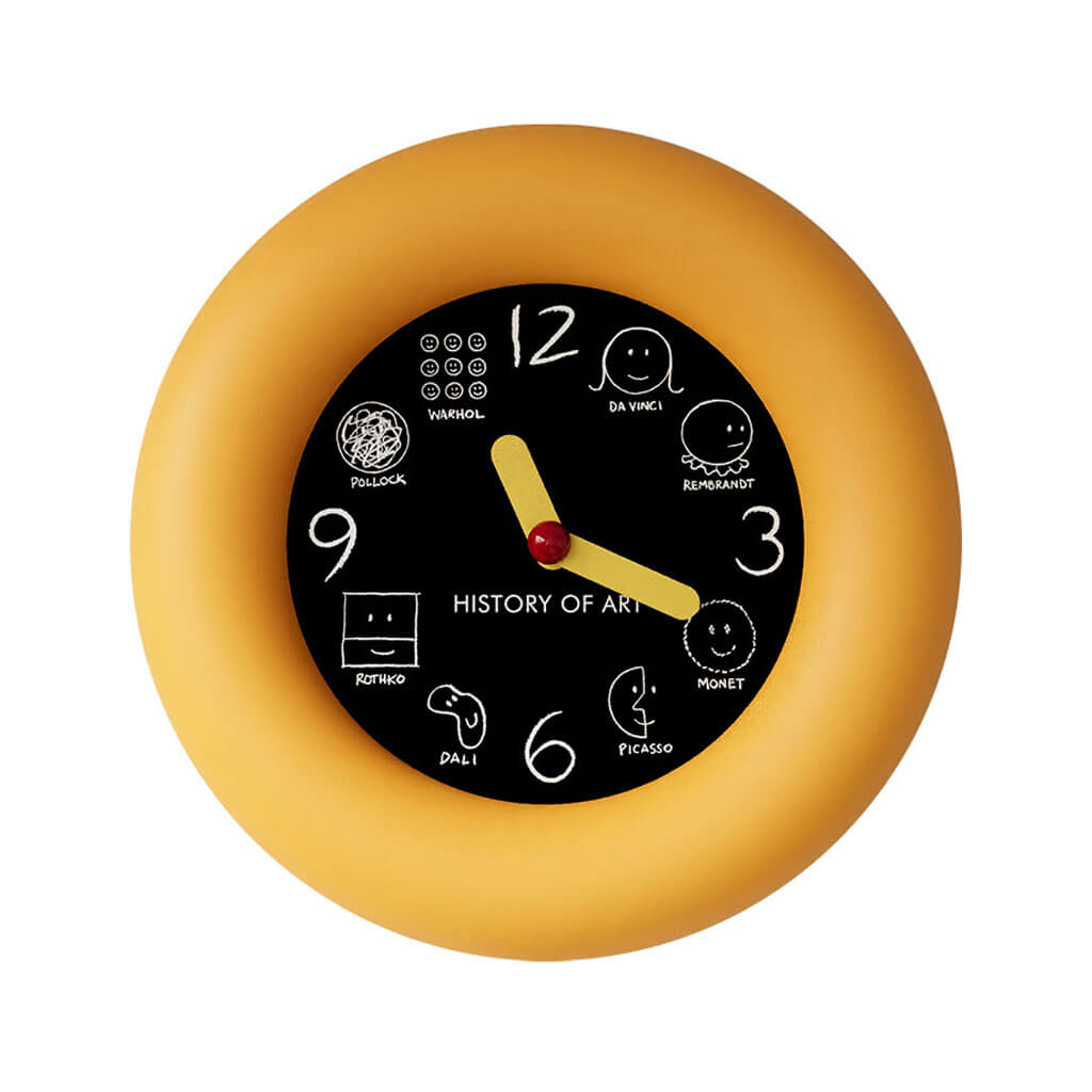 Historia Sztuki Minimalistyczny Okrągły Zegar Ścienny