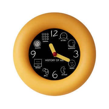 Historia Sztuki Minimalistyczny Okrągły Zegar Ścienny