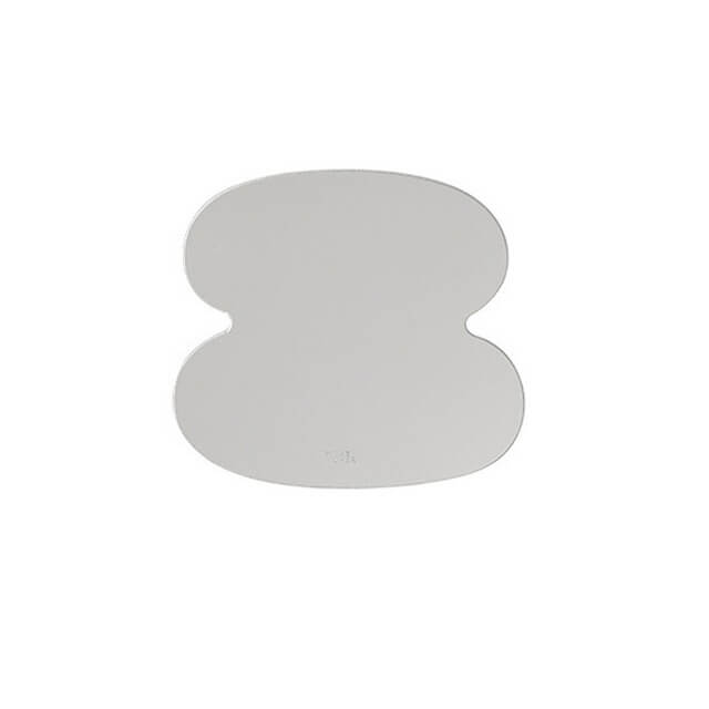 Podkładka pod kubek w kształcie migdała z lustrem