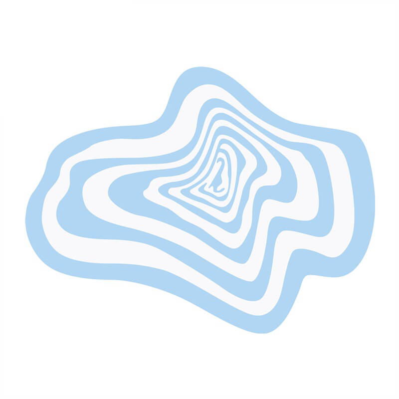 Dywanik z wzorem Hypno Blob