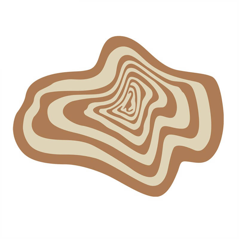 Dywanik z wzorem Hypno Blob