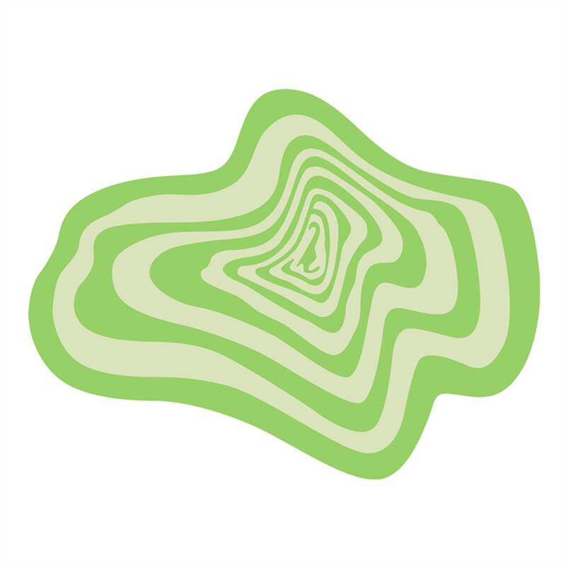 Dywanik z wzorem Hypno Blob