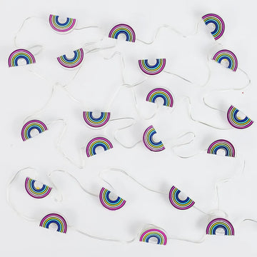 Miniaturowe świetlówki na sznurku z motywem tęczowej wróżki