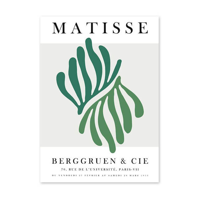 Zielony Art Mix - Plakaty na płótnie