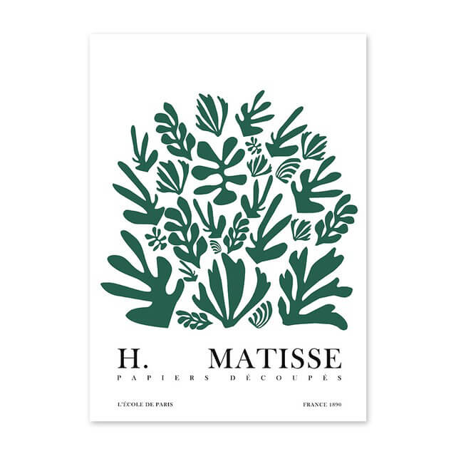 Zielony Art Mix - Plakaty na płótnie